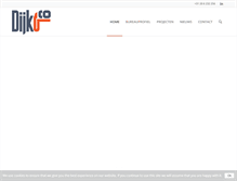 Tablet Screenshot of dijkenco.nl